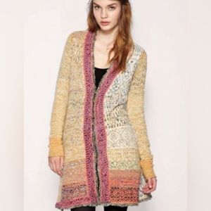 Free People Desert Drifter Cardigan Duster Jacket RARE